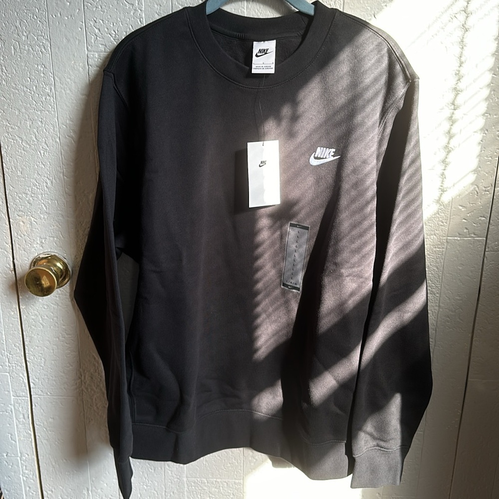 Nike black sweatshirt sz L